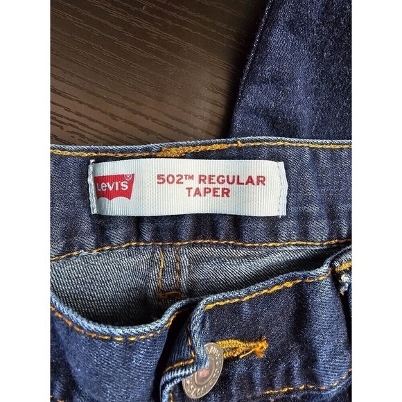 Levi's 502 Regular Taper Jeans Dark Wash Blue Size 18 Reg 29Wx29L - Picture 4 of 5